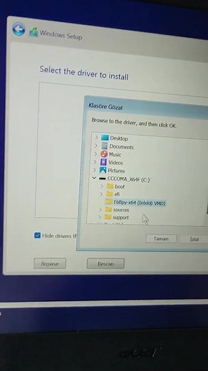 Çözüm: Format Ekranında Disk Görünmüyor12. Nesil Intel işlemcili bir laptopa format atarken Windows kurulum ekranında diskler gözükmüyorsa bu rehberimizle sorunu kolayca çözebilirsiniz. Intel'in yeni VMD özelliği dolayısı ile NVMe SSD'nin gözükmesi için Intel RST sürücüsünü yüklemek gerekiyor. Detaylar: https://www.technopat.net/2021/08/04/windows-kurulumunda-hicbir-surucu-bulunamadi-hatasi-cozum/ #windows #vmd #nvme #ssd