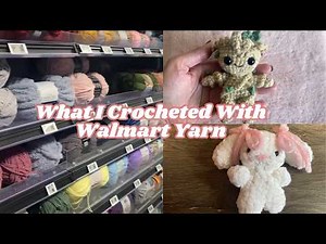 What to Crochet with Walmart Yarn, Free Amigurumi Patterns for mainstays yarn & red heart yarn