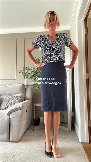 What would you wear? And what do you think I chose? #ootd #heels #wedges #tights #tightsandheels