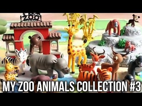 My Zoo Animals Collection RBA Pt 3: Dolphin Macaw Seal Hippo Tigress Brown Bear Meerkat Panda...