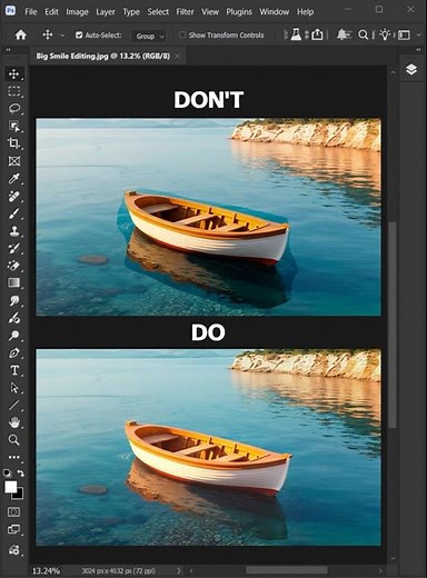 Quick Photoshop Tips: How to Add Another Image to an Image and Match Colors! #shorts