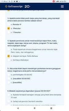 Go transcript test answers part 1 march 18 2026 #tutorial #jobhacks
