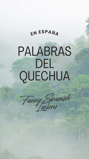 Palabras de origen quechua en español