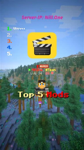 TOP 5 Mods machen Minecraft zum Kinofilm #deutsch #shorts #minecraft #mehrteiler #ad #gaming