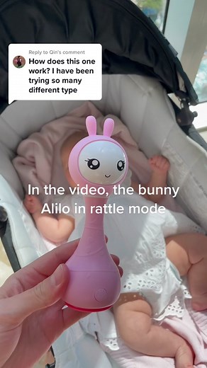 Replying to @Qin This Alilo bunny preloaded with 90 different natural sounds, nursery rhymes and bedtime stories, and plays with high quality speaker! #alilo #alilobunny #alilousa #alilor1 #baby #babyrattle #babytoys #aliloonline