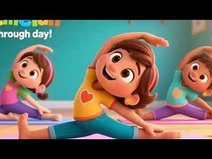 Baby Yoga Song for Kids – Gentle Movement, Mindfulness, Stretching & Play!