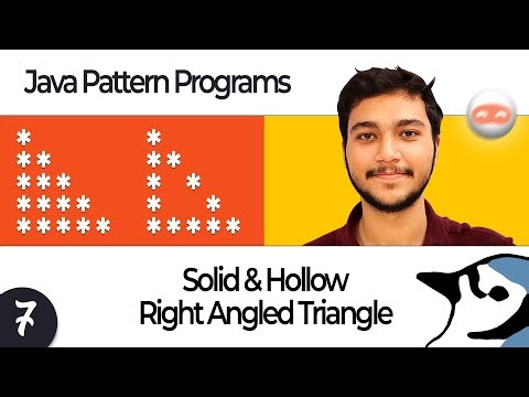 Java Right Angled Triangle Patterns | Solid & Hollow Explained