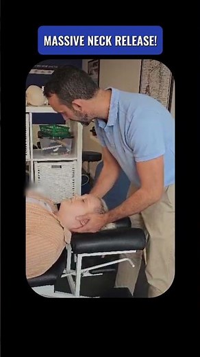 Massive Neck Crack Relief | Real Chiropractic Adjustment
