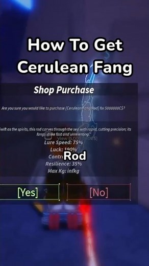 How To Get Cerulean Fang Rod In Fisch (ROBLOX)