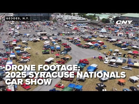 Drone footage: The 2025 Syracuse Nationals car show