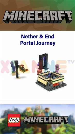 LEGO® Mincecraft Nether & End Portal Journey