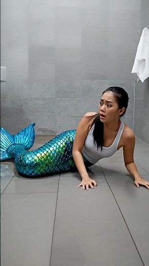 Oh no.. im transform into a mermaid