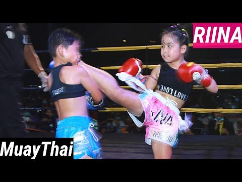 RIINAvsPloyManee! รีนะมาอย่างโหดศิลปะแม่ไม้มวยไทยจัดเต็มリイナ技炸裂！女子ムエタイ 試合！Muaythai fight!
