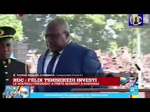 DR Congo: Ceremony interrupted after new president falls ill