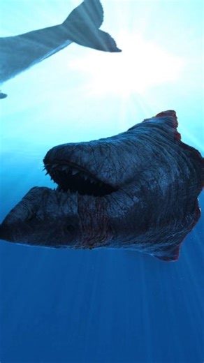 Prehistoric Dinosaur Hub on Instagram: "Livyatan, an ancient sperm whale, was likely stronger than Megalodon due to its powerful bite force and specialized hunting adaptations. Livyatan had enormous teeth, some up to 14 inches long, designed for seizing and tearing apart large prey, including other whales. Unlike Megalodon, which relied primarily on its sheer size and sharp teeth to bite chunks out of prey, Livyatan's robust jaws and teeth allowed it to crush bones and tackle much larger prey di