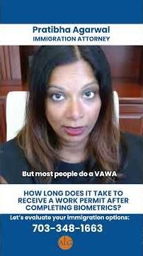 How long does it take to receive a work permit after completing biometrics?