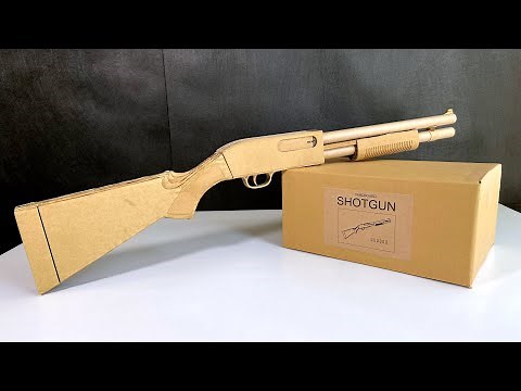 ショットガンのダンボール工作キットつくってみた【工作】