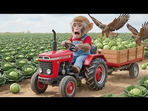 Monkey MONO Veggie Harvest Turns CHAOTIC! Bugs Attack the Garden… But His Eagle Squad Saves the Day!