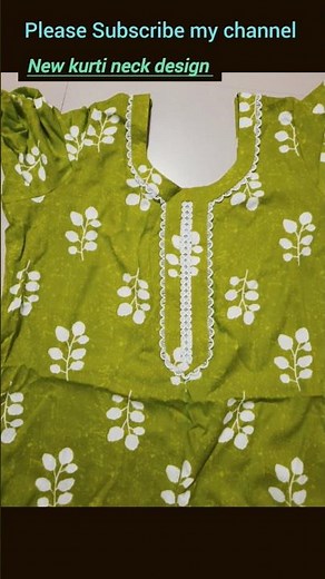 New kurti neck design #fashion #kurtineckdesign #shortvideo