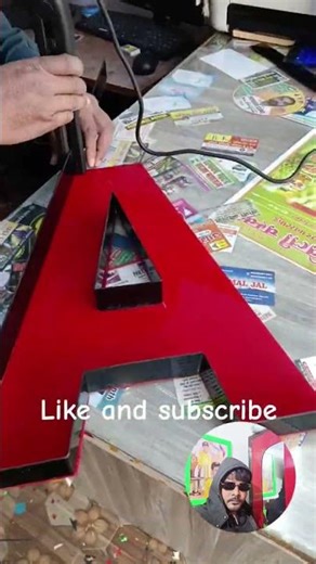 making led letter#shortvideo #ytshorts#devaartandsticker