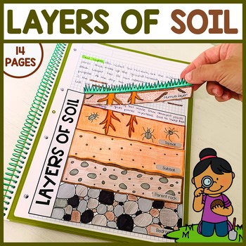 LAYERS of SOIL Craft Activity | Soil Layers Project Interactive Notebook