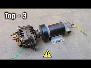 3 Simple Inventions with Car Alternator