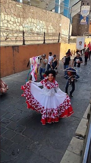A Mexican Parade in Guanajuato Mexico, a Mix of Traditions