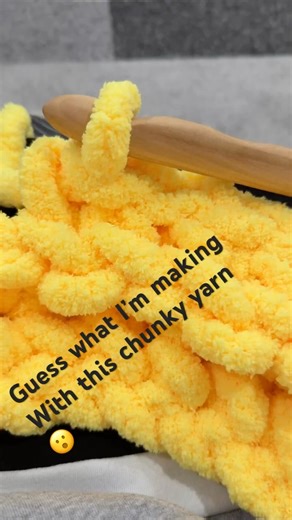 Chunky yarn crochet 😮