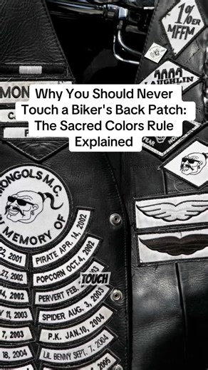 Why You Should Never Touch a Biker's Back Patch: The Sacred Colors Rule Explained never touch biker patch, biker vest etiquette, motorcycle club colors, back patch meaning, respect biker patches, biker vest rules, MC patch protocol, earning your colors, biker culture respect, don't touch biker vest, motorcycle club history, biker culture, American biker culture #BikerEtiquette #RespectThePatch #BikerColors #MCProtocol #BikerVest
