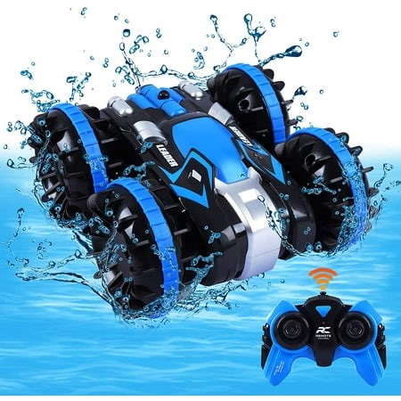 Toys for 5-10 Year Old Boys Amphibious RC Car for Kids 2.4 GHz Remote Control Boat Waterproof RC Monster Truck Stunt Car 4WD Remote Control Vehicle Boys Girls Gifts All Terrain Water Beach Pool Toy - Walmart.ca
