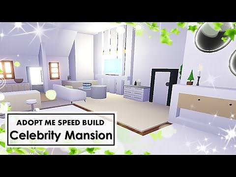 CELEBRITY MANSION ✨✨✨ ROBLOX ADOPT ME SPEED BUILD