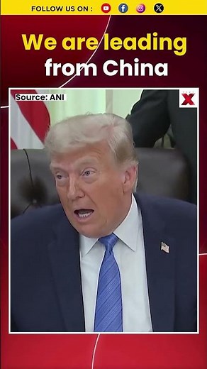 #mustwatch Trump Says US Is Leading China As He Highlights America's Economic Strength