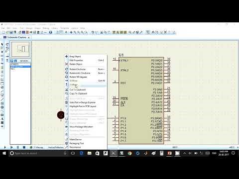 Basic tutorial on Proteus 8 for Microcontroller based Circuits/Systems