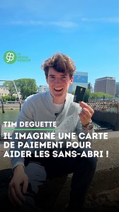 Le Média Positif 🍀 on Instagram: "Pour aider les sans-abri, Tim a eu une idée brillante. Il a créé une carte de paiement pour dématérialiser les dons dans la rue ! Avec la carte @solly_app , plus besoin de pièces de monnaie pour faire un petit geste. On l’a testée en maraude avec @manu.solidaire 👏 @luisa.gmbr et @alex.gueguiniat sont parties à sa rencontre ! Abonne-toi pour plus d’histoires positives ! 🍀"