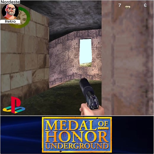 Medal Of Honor: Underground foi um dos FPS mais intensos do PS1 #MedalofHonor #playstation1 #ps1 #jogosretro #fpsraiz #GamerNostalgia | Nordeste Retrô