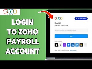 How To Login To Zoho Payroll Account 2024 | Zoho Payroll Sign In/Access Guide