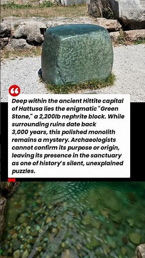 Why Is This 2,200lb Green Stone Here?