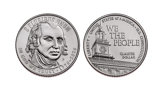 New quarters will feature Pennsylvania symbols