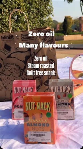 Taste of delhi on Instagram: "If you want real taste without guilt, this one’s for you✨ Not one or two but so many flavours , unique taste and fulfilling 🥜 These snacks are not fried but steam roasted YES!! that’s right steam roasted, zero added oil and still bold flavours💞 You can have them while doing your work from home, for snack break or just to satisfy your late night cravings😋 These are available on blinkit in Delhi NCR, so order yours now!! #nuts #snack #cravings #trending #réel Nuts