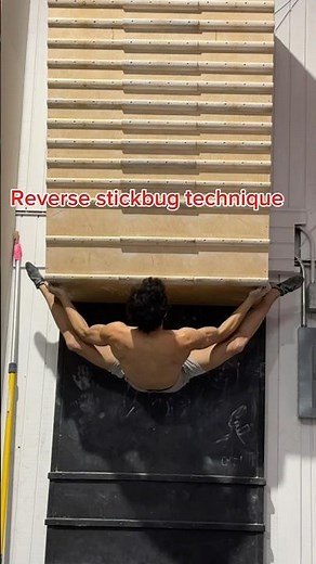 Reverse stick bug technique