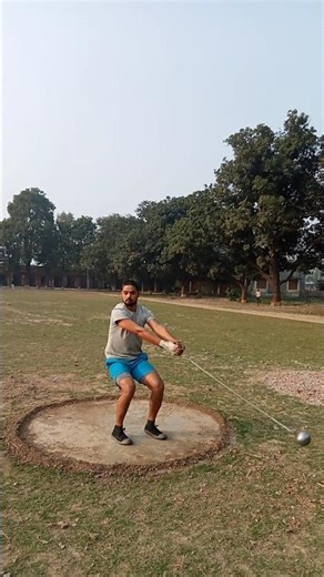 hammer throw 5kg technique practice #hammerthrow #hardworkworks #motivation #army #viralvideo