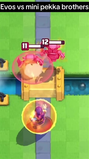 Mini pekka has aura 😈 #clashroyale | clash royale