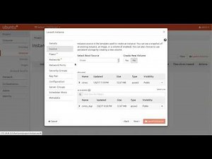6. Launch and Instance in OpenStack