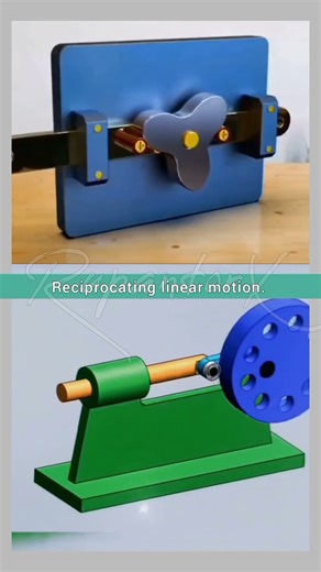 Reciprocating linear motion Mechanism.#sciencefacts #automobile #technology #engineering