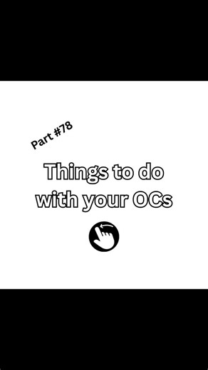 Things to do with your OCs #oc #originalcharacter | unique ocs