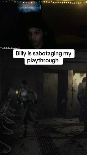 Billy back up!! 😭 #gaming #fyp #residentevil #funny #scary