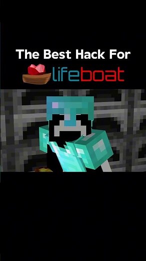 The BEST hack ever created for Lifeboat Survival Mode Minecraft