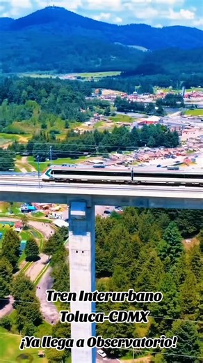 El Tren Interurbano Toluca - CDMX ya llega a la estación Observatorio