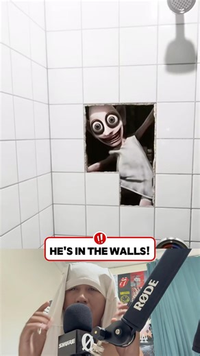 He's Hiding in the Walls! 😱🚿 #Horror