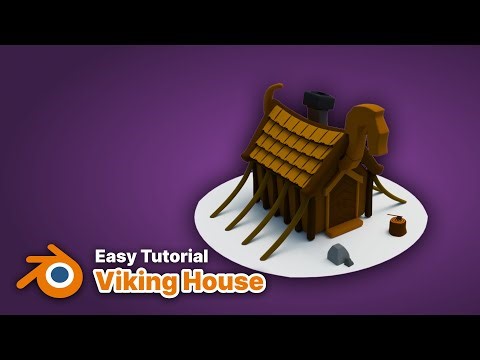 How to Create an Amazing Low-Poly Viking House in Blender